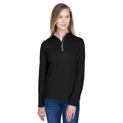 Devon and Jones® Women's DRYTEC20™ Performance Quarter-Zip Pullover Sweater