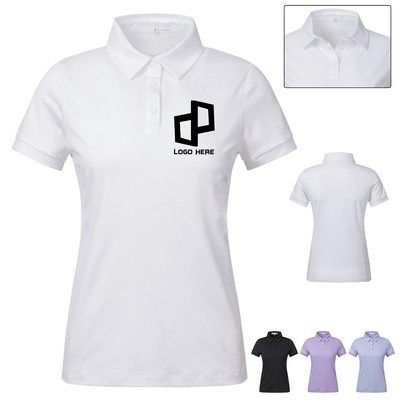 Custom Polyester Women Polo T-Shirt