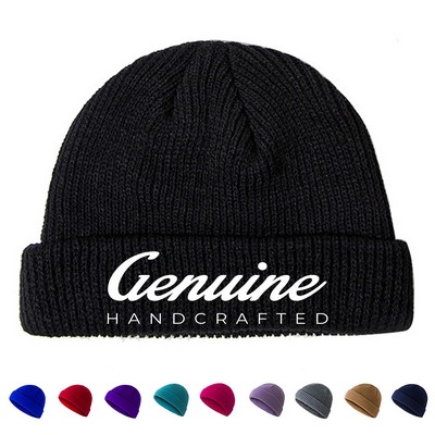 Cozy Acrylic Winter Knit Beanie