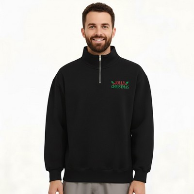 Unisex Premium 10.5oz Cotton Quarter Zip
